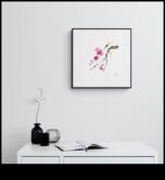 Η Sakura Whispers The Symbolic Beauty of Japanese Ink Art