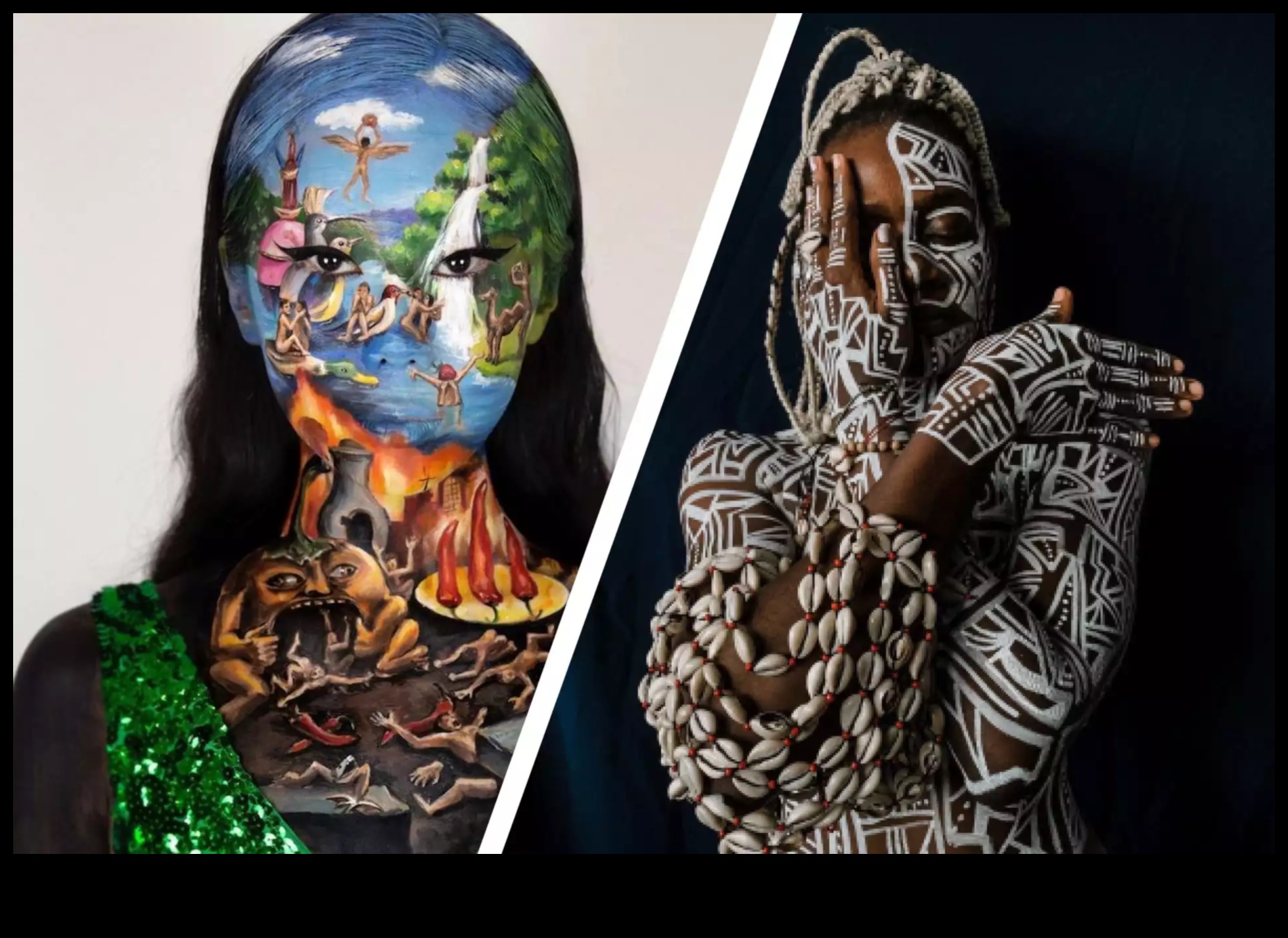 Living Palette: Transformative Beauty through Body Art