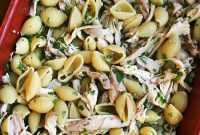 Make-Ahead Lemon & White Wine Chicken Pasta