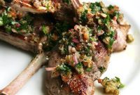 Seared Lamb with a Zesty Breadcrumb Crunch