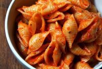 Vibrant Red Pepper & Tomato Shells