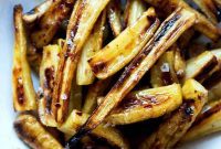 Roasted Chili-Honey Parsnips