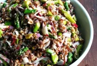 Vibrant Spring Wheat Berry Salad