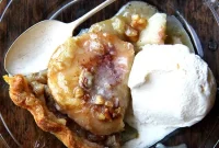 Brown Butter Peach and Walnut Kuchen