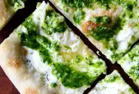 Ramp Pesto Pizza and Pickled Ramps