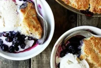 Sunshine Lemon-Berry Cobbler