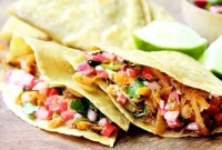 Golden Sweet Potato Quesadillas with Radish Burst