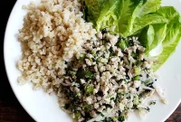 Authentic Thai Larb Gai Chicken Salad