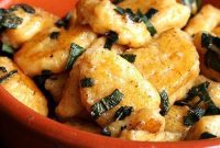 Lidia Bastianich’s Golden Butternut Gnocchi with Toasted Sage Brown Butter