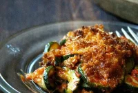 Cheesy Baked Zucchini Parmesan