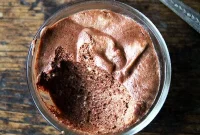 Whipped Aquafaba Chocolate Mousse