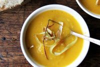 Autumn Glow Butternut Apple Slow Cooker Soup