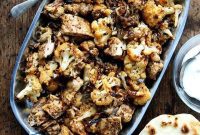 Tek Tepside Tavuklu Karnabahar Shawarma