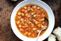 Hearty Golden Chickpea and Lentil Soup