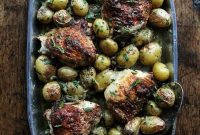 Sheet Pan Tarragon Chicken and Potatoes