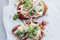 The Art of Toast: Endive and Fava Salad Tartine with Herbed Ricotta