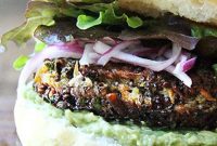 Golden Harvest Mushroom Burger