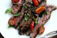 Pan Seared Skirt Steak Nicoise