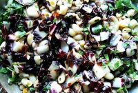 Creamy Gorgonzola Pasta with Radicchio and Walnuts