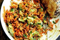 Harissa-Spiced Carrot and Creamy Avocado Salad