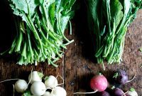 CSA First Harvest: Greens, Radish, and Turnip Tartines with Anchovy Butter