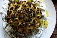 Golden Roasted Whole Cauliflower with Zesty Lemon Yogurt