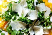 Bright Orange Fennel Salad with Arugula and Parmesan