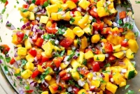 Tropical Homemade Mango Salsa