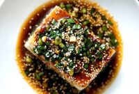 Velvety Tofu with a Garlic Kick