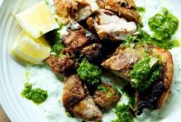 Smoked Chicken with Zesty Cucumber Yogurt