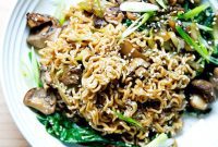 Quick One-Pot Vegan Ginger-Scallion Ramen