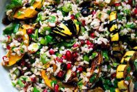 Golden Roasted Delicata Winter Tabbouleh