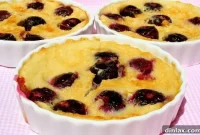 Pillowy Cherry Clafouti