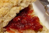 Tender Almond Scones with Bursting Strawberry Jam