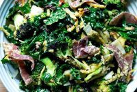 Charred Green Crunch with Spicy Cashew Zing