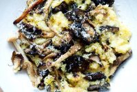 Savory Roasted Mushroom Polenta Gratin