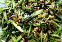 Shaved Asparagus Salad with Walnuts and Parmesan