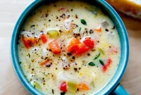 Creamy Vermont Cheddar Ale Soup, Vegetarian