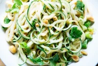 Refreshing Peanut Noodle Salad with Crisp Cucumbers