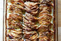 Effortless Make-Ahead Hasselback Potato Gratin