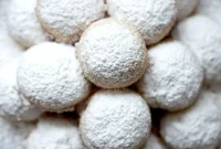 Bright Lemon Almond Snowball Bites