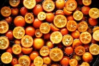 Golden Kumquat Crown Cake