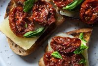 Oven-Dried Tomatoes and Delectable Toasts
