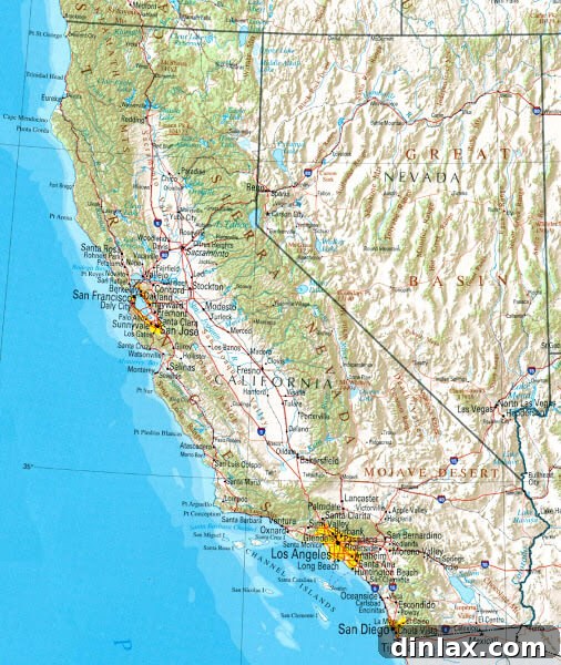 A map or image symbolizing a move to California