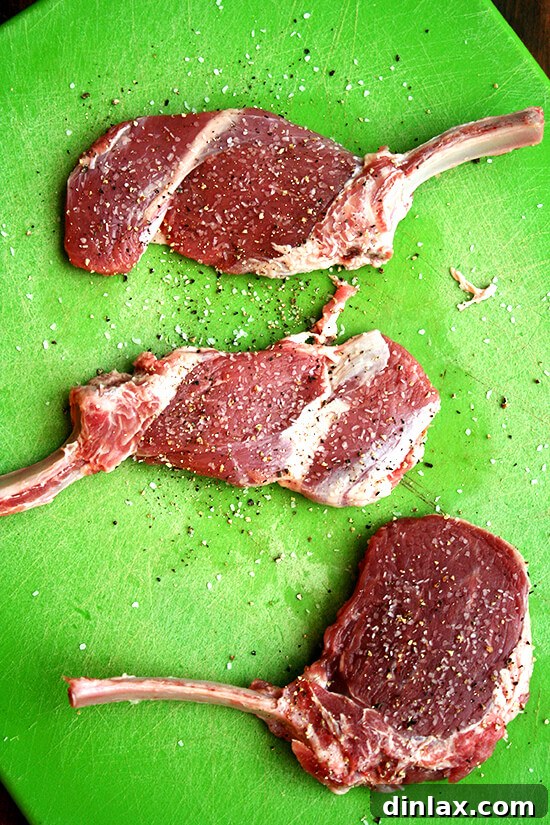 Seared Lamb with a Zesty Breadcrumb Crunch 11 seasoned lamb chops
