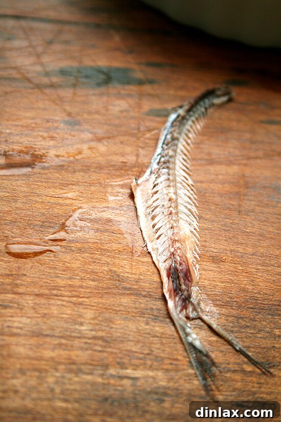 Seared Lamb with a Zesty Breadcrumb Crunch 5 anchovy spine