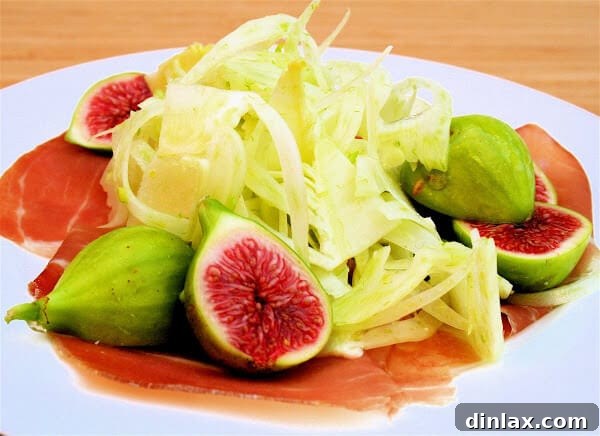 Delicious Fig, Fennel, and Prosciutto Salad