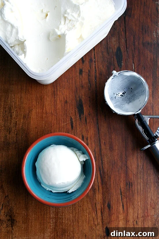 Discover the refreshing delight of a quick and easy lemon mascarpone sorbet recipe, a creamy dessert that's simple to make and incredibly satisfying. Lemony, perfectly sweet, creamy-textured, this mascarpone sorbet, which comes together in minutes, is so refreshing and so delicious. // alexandracooks.com