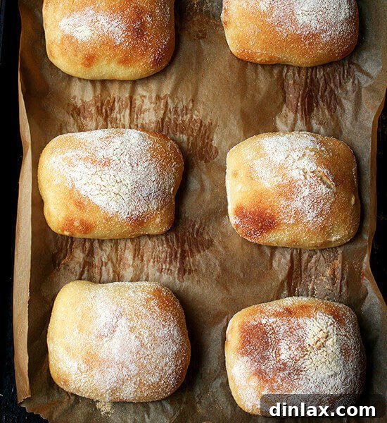 Faux Ciabatta Rolls