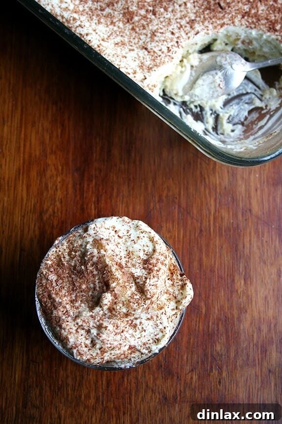 Uplifting Delight 9 Serving a Slice of Tiramisu